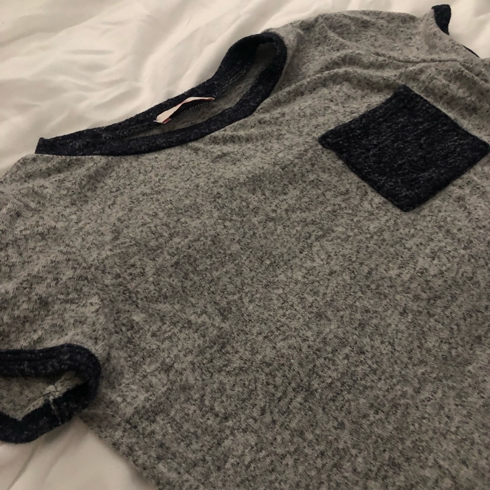 Heather Gray Crop Top